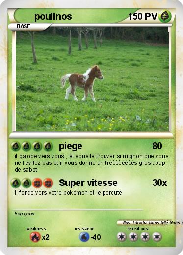 Pokemon poulinos