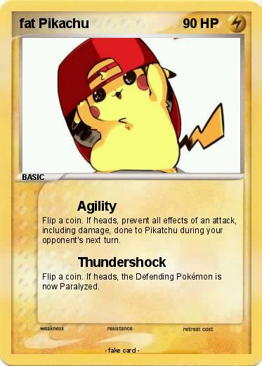 Pokemon fat Pikachu