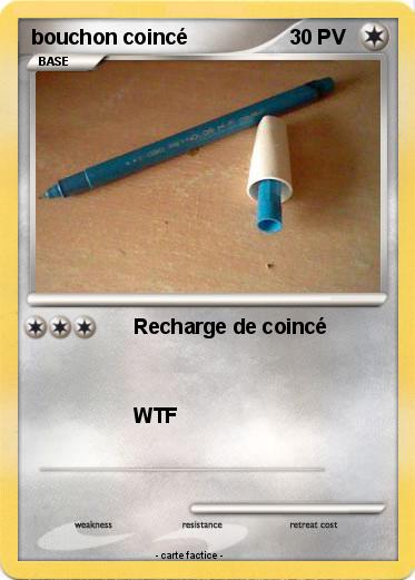 Pokemon bouchon coincé