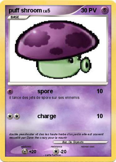 Pokemon puff shroom