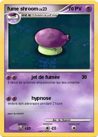 Pokemon fume shroom