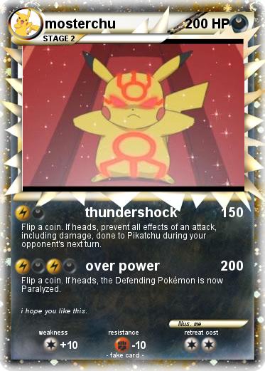 Pokemon mosterchu