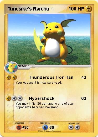 Pokemon Tuncsike's Raichu