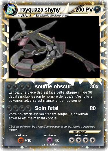 Pokemon rayquaza shyny