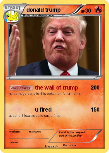 Pokemon donald trump