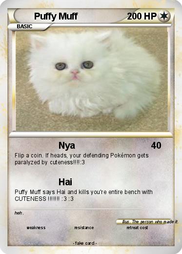 Pokemon Puffy Muff