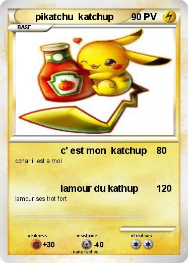 Pokemon pikatchu  katchup