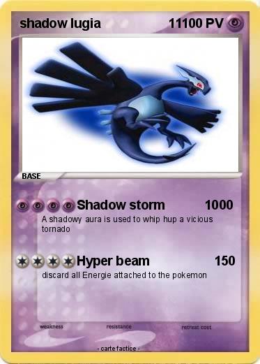 Pokemon shadow lugia                   11