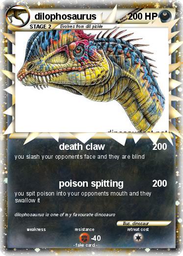 Pokemon dilophosaurus
