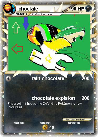 Pokemon choclate