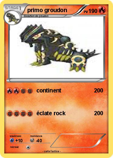 Pokemon primo groudon