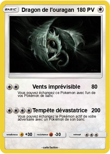 Pokemon Dragon de l'ouragan