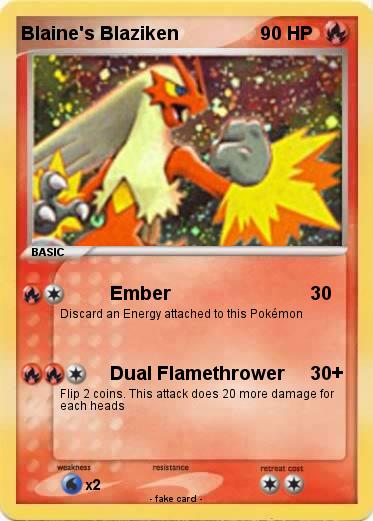 Pokemon Blaine's Blaziken