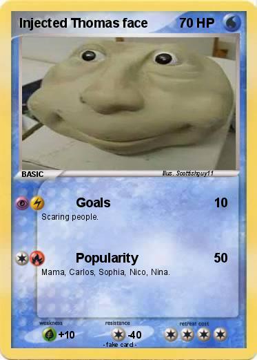 Pokemon Injected Thomas face