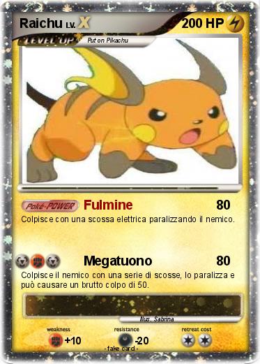 Pokemon Raichu