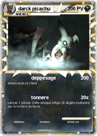 Pokemon darck picachu