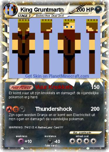 Pokemon King Gruntmartn