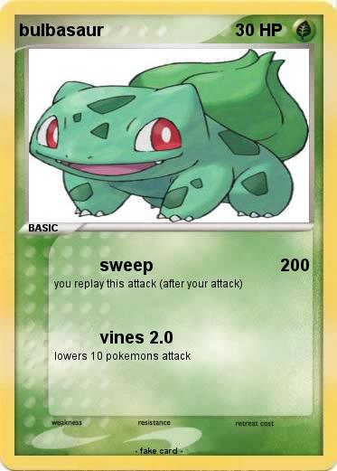 Pokemon bulbasaur