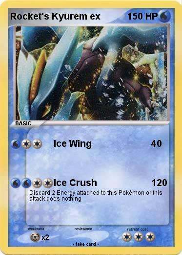 Pokemon Rocket's Kyurem ex