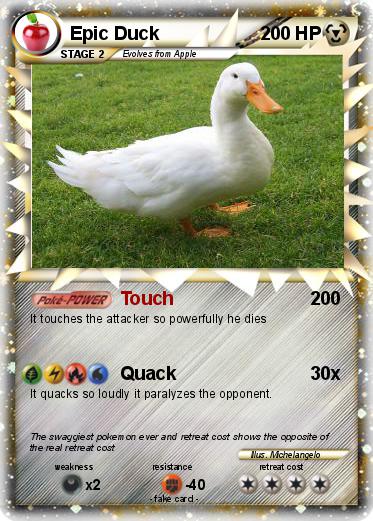 Pokemon Epic Duck