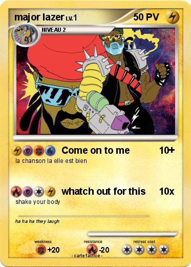 Pokemon major lazer