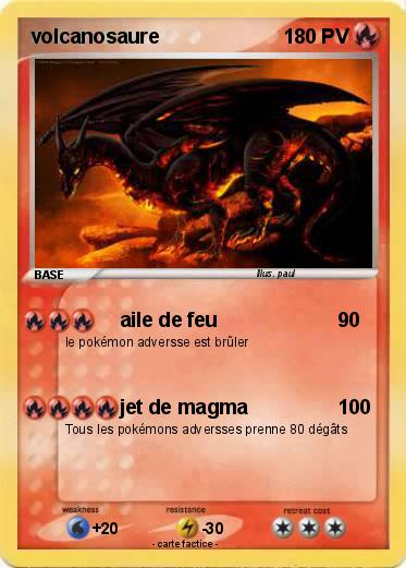 Pokemon volcanosaure