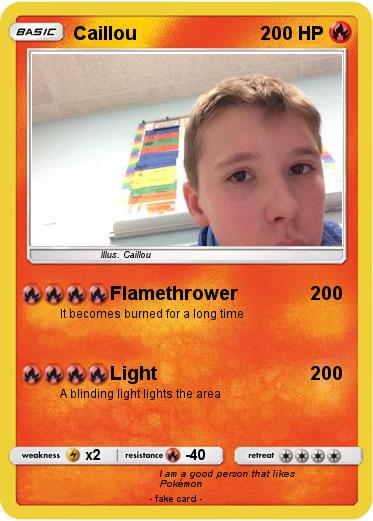 Pokemon Caillou
