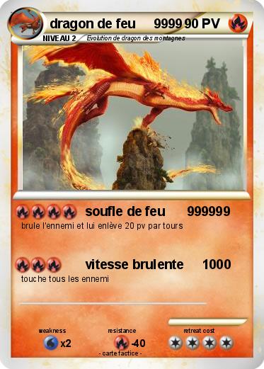 Pokemon dragon de feu     9999