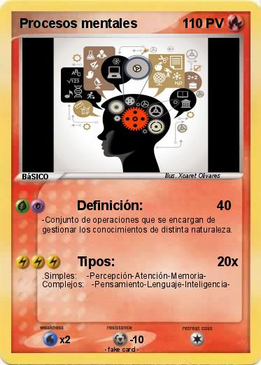 Pokemon Procesos mentales