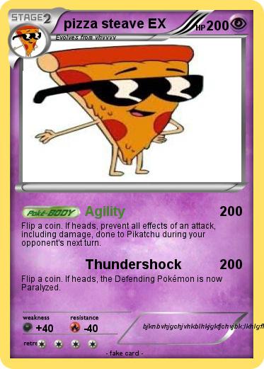 Pokemon pizza steave EX