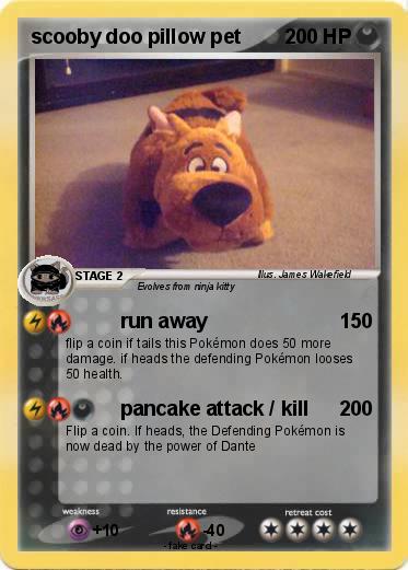 Pokemon scooby doo pillow pet