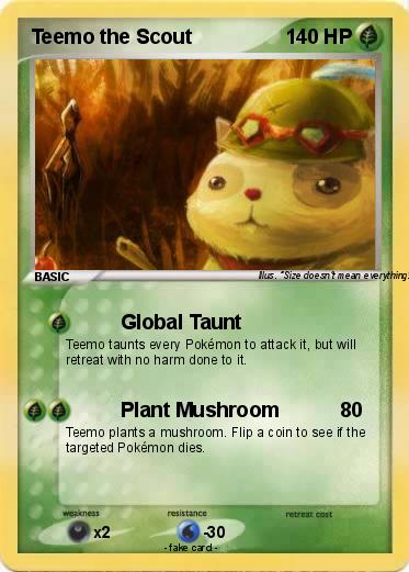 Pokemon Teemo the Scout