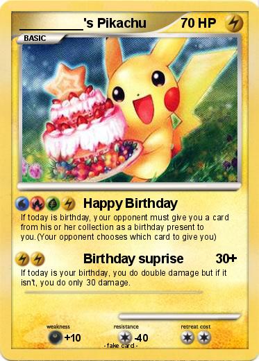 Pokemon _________'s Pikachu