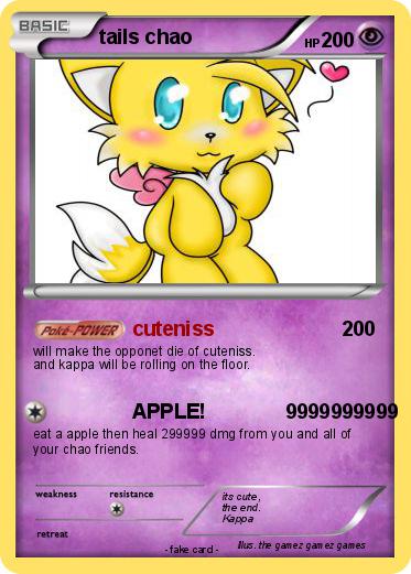 Pokemon tails chao