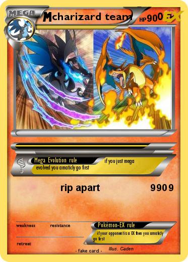 Pokemon charizard team        0