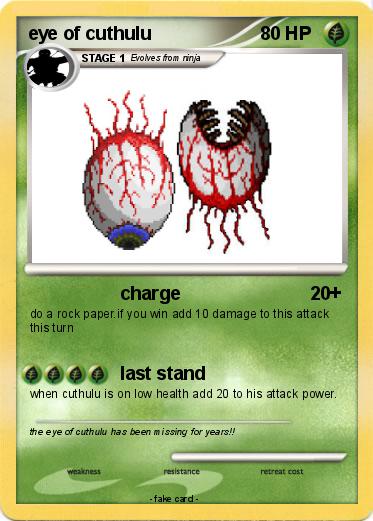 Pokemon eye of cuthulu