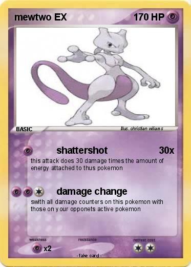 Pokemon mewtwo EX