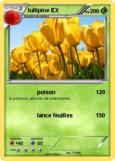 Pokemon tullipine EX