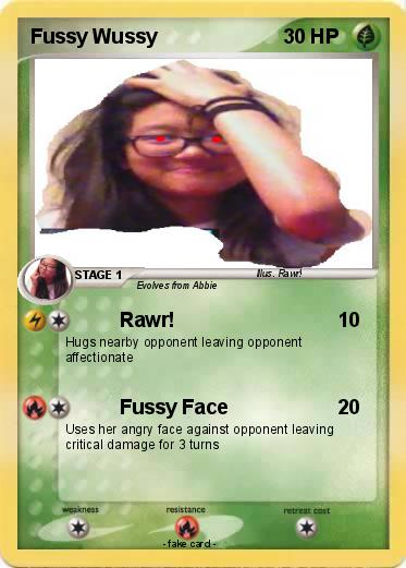Pokemon Fussy Wussy
