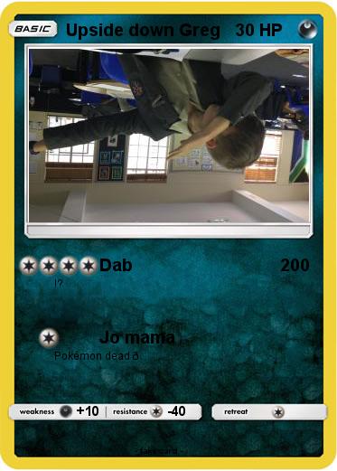 Pokemon Upside down Greg
