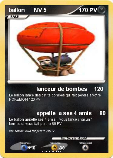 Pokemon ballon      NV 5