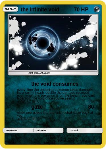 Pokemon the infinite void