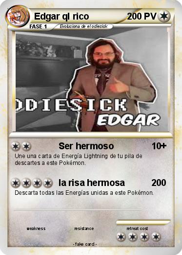 Pokemon Edgar ql rico