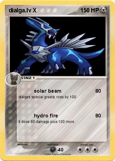 Pokemon dialga.lv X