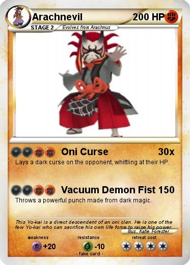 Pokemon Arachnevil