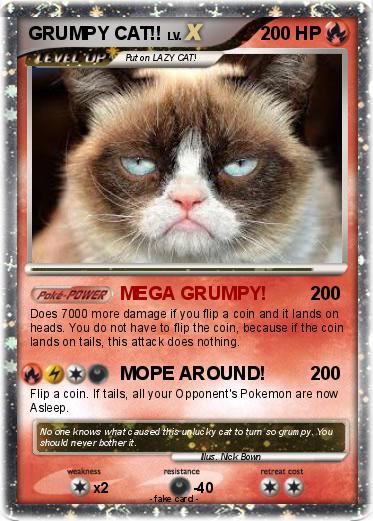 Pokemon GRUMPY CAT!!