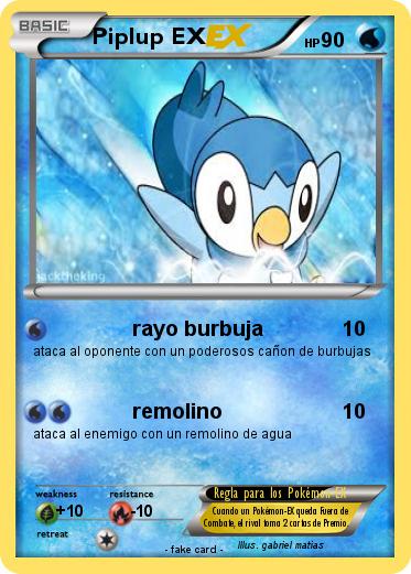 Pokemon Piplup EX