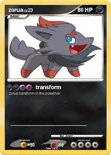 Pokemon zorua