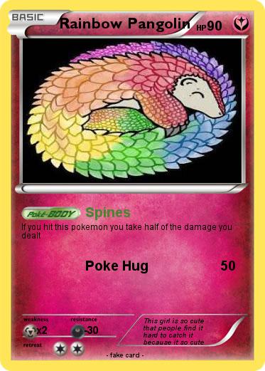 Pokemon Rainbow Pangolin