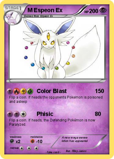 Pokemon M Espeon Ex